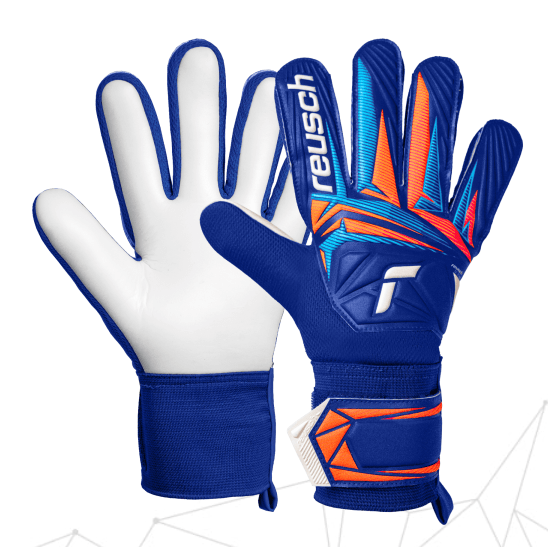 Reusch Attrakt Starter Solid Junior blauw