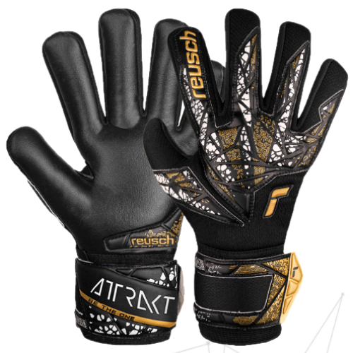 Reusch Attrakt Silver NC Fingersupport Junior